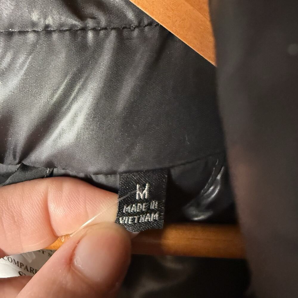 T-Tech by Tumi Mens Insulated Puffer Jacket‎ Zip Snap Black Outdoor M Gorpcore - Picture 4 of 10